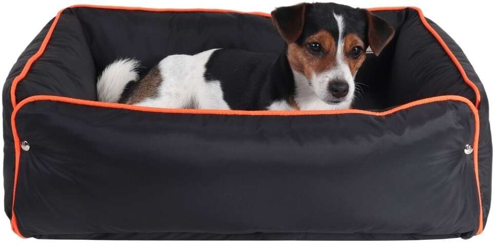 Cama Pickorruchos Pratic Nylon Impermeável Preto e Laranja - Tam. GG