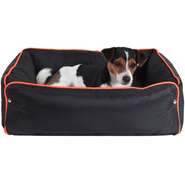 Cama Pickorruchos Pratic Nylon Impermeável Preto e Laranja - Tam. G