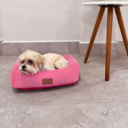 Cama Retangular Fábrica Pet Listra Pink”