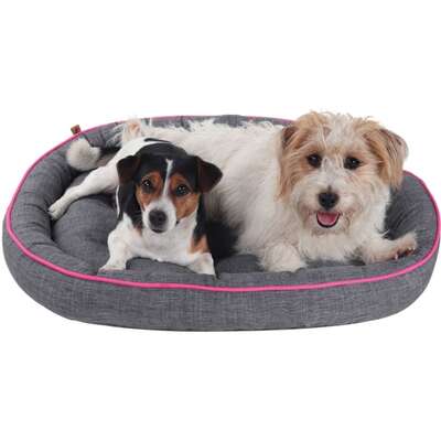 Cama Pickorruchos Essence Dupla Face Cinza e Rosa”