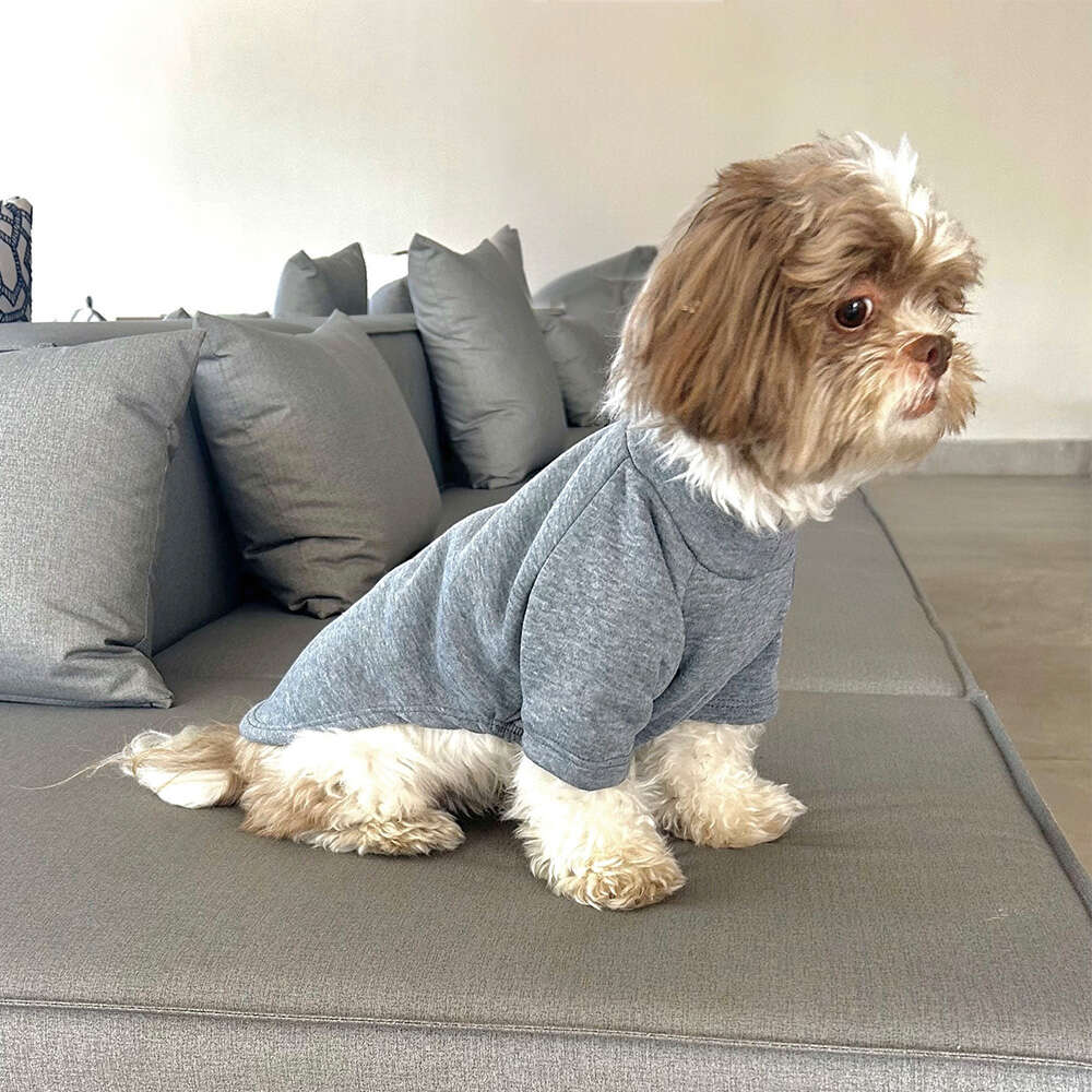 Blusa Moletom com Manga Fábrica Pet Cinza - Tam. G