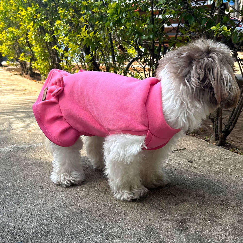 Vestido Moletom Fábrica Pet Pink - Tam. M