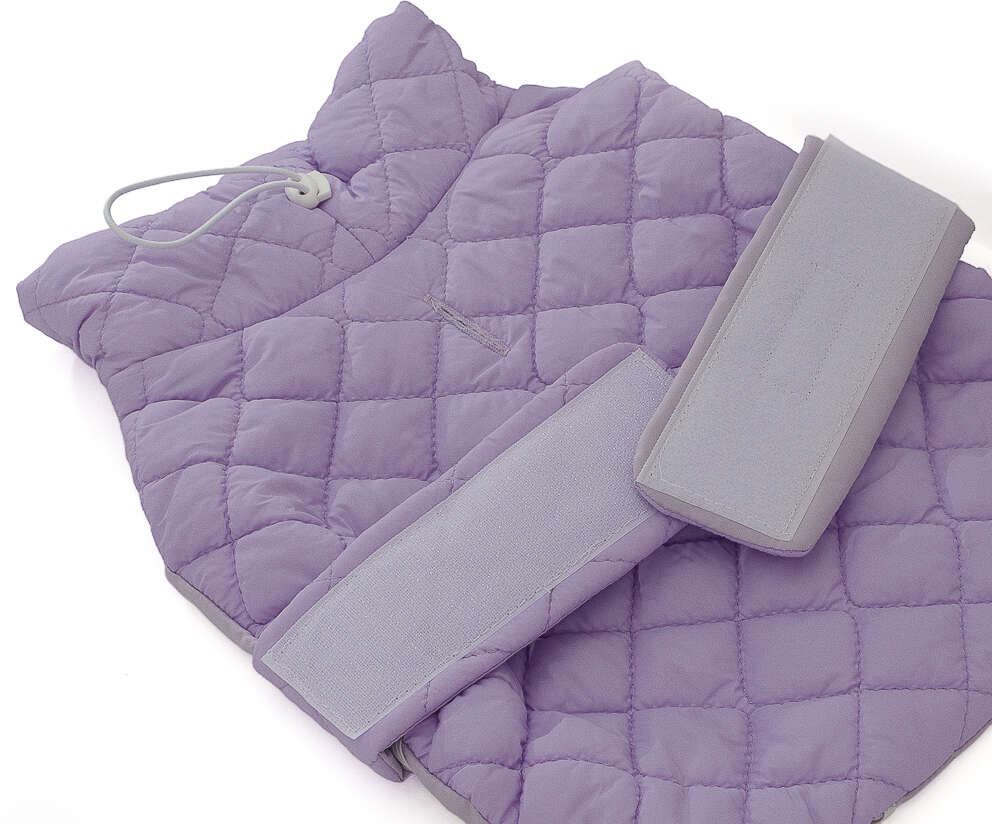 Jaqueta Meau Puffer Matelassê com Velcro Lilás - Tam. 04