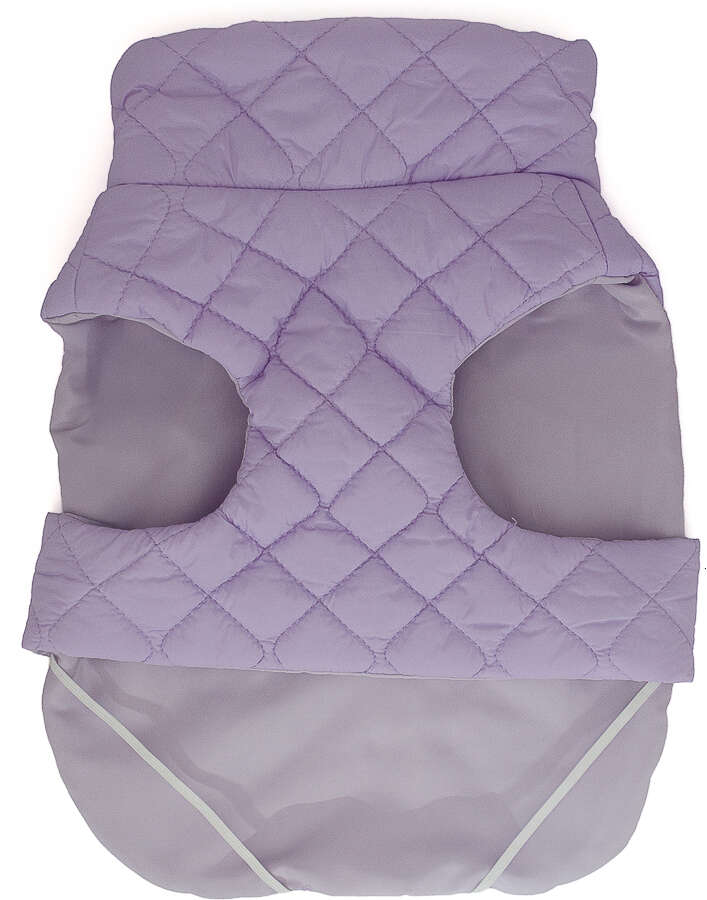 Jaqueta Meau Puffer Matelassê com Velcro Lilás - Tam. 04