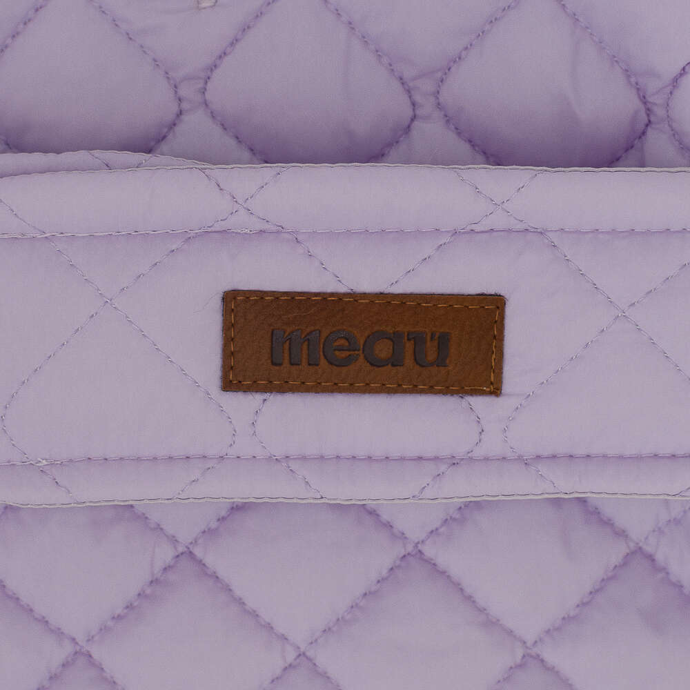 Jaqueta Meau Puffer Matelassê com Velcro Lilás - Tam. 04