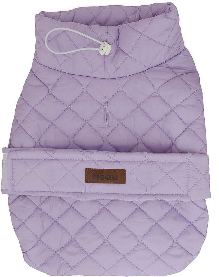 Jaqueta Meau Puffer Matelassê com Velcro Lilás - Tam. 04