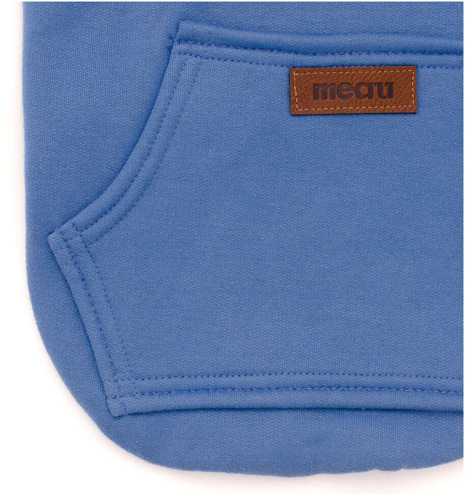 Moletom com Capuz Meau Azul Claro - Tam. 05