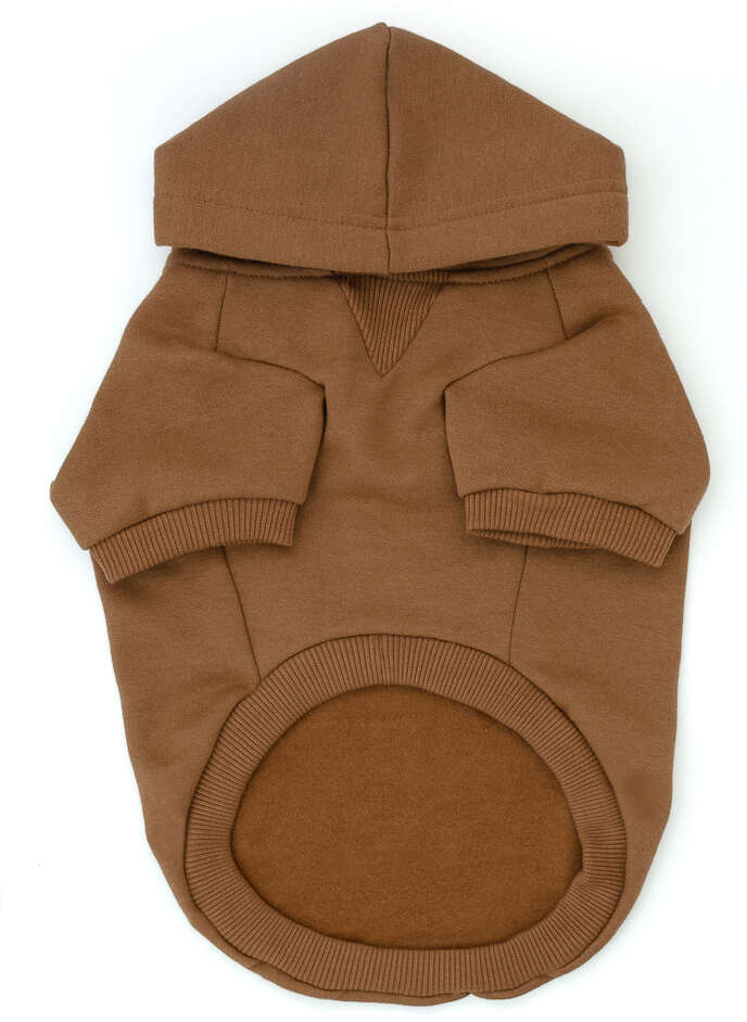 Moletom com Capuz Meau Marrom - Tam. 09