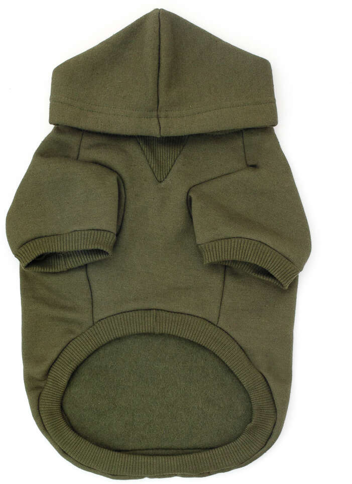 Moletom com Capuz Meau Verde Militar - Tam. 06