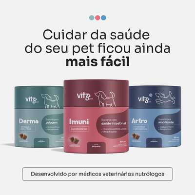 Suplemento Palatavel Vitz Pet Artro para Cães Adultos Porte Médio e Grande