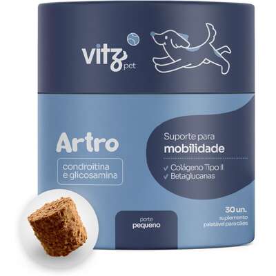 Suplemento Palatavel Vitz Pet Artro para Cães de Porte Pequeno