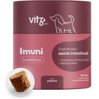Suplemento Palatavel Vitz Pet Imuni para Cães Adultos de Porte Pequeno