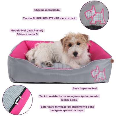 Cama Pickorruchos Puppy Rosa