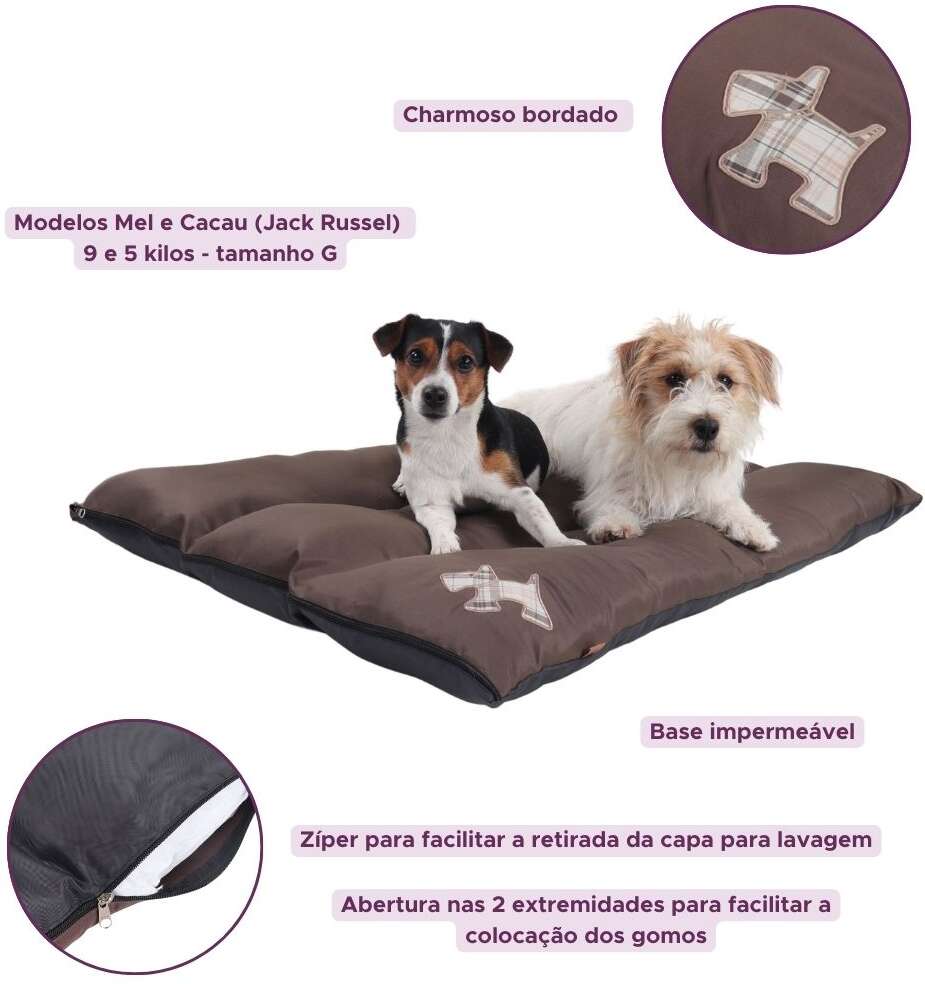 Colchonete Pickorruchos Puppy Choco - Tam. P