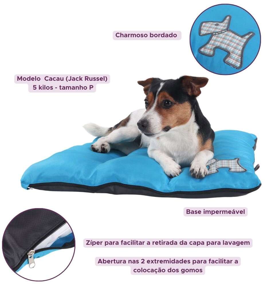 Colchodog Pickorruchos Puppy Azul - Tam. G