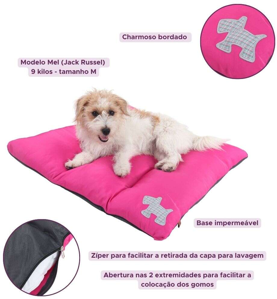 Colchodog Pickorruchos Puppy Rosa - Tam. G