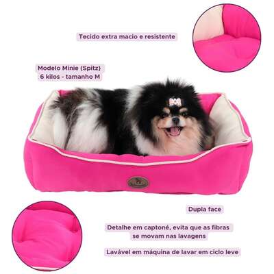 “Cama Ultra Soft Pickorruchos Dupla Face Rosa”