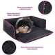 Cama Pickorruchos Pratic Nylon Impermeável Preto e Rosa”