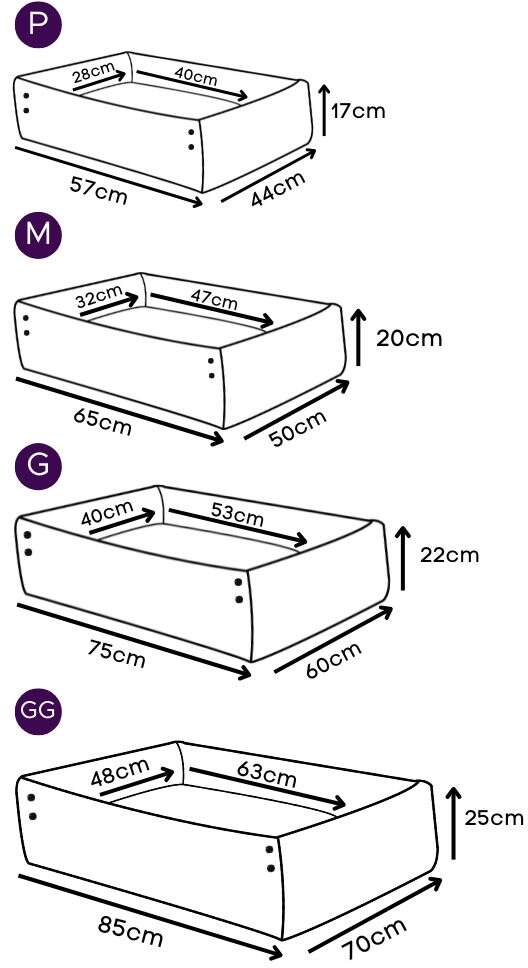 Cama Pickorruchos Pratic Nylon Impermeável Preto e Rosa - Tam. GG