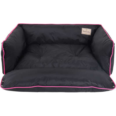 Cama Pickorruchos Pratic Nylon Impermeável Preto e Rosa”