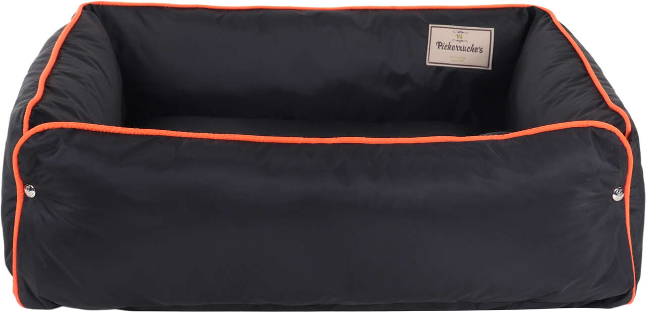 Cama Pickorruchos Pratic Nylon Impermeável Preto e Laranja - Tam. GG