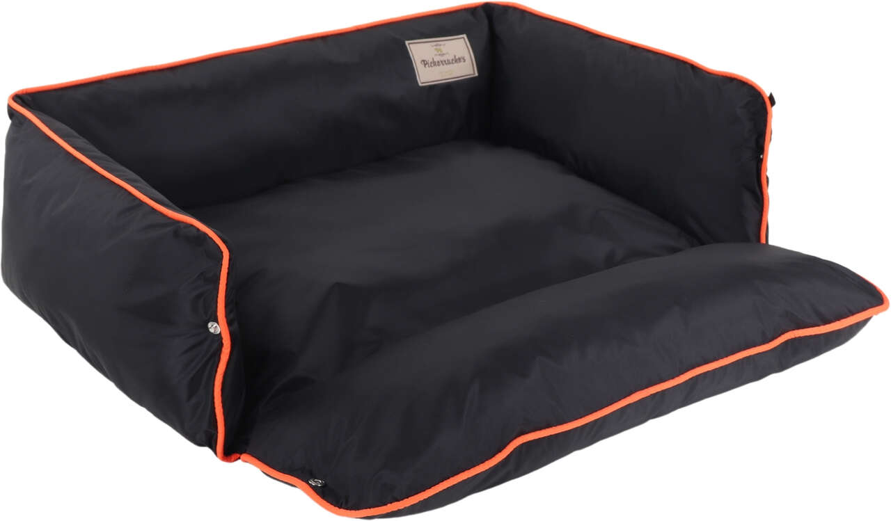 Cama Pickorruchos Pratic Nylon Impermeável Preto e Laranja - Tam. GG