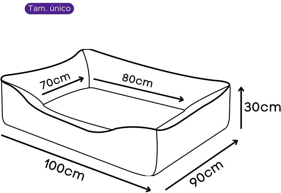 Cama Pickorruchos King Gigante Passion - Tam. Único