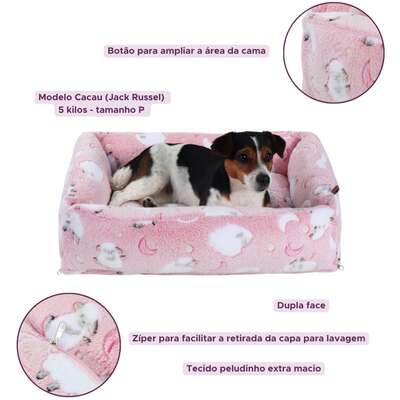 Cama Pickorruchos Aspen Dupla Face Rosa