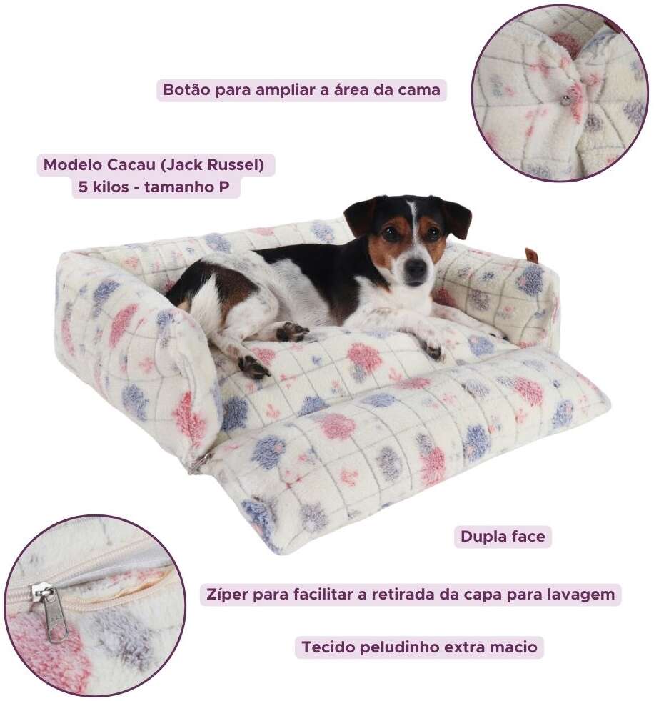 Cama Pickorruchos Aspen Dupla Face Marfim - G