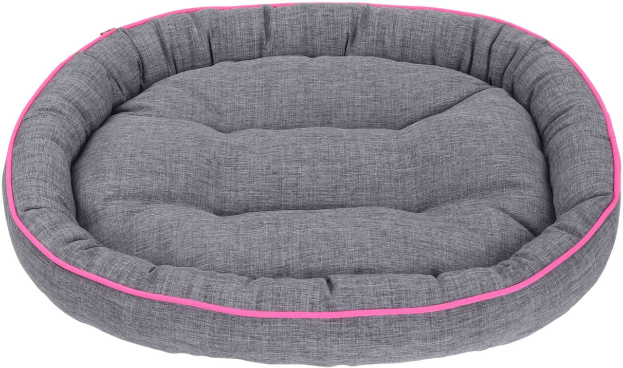 Cama Pickorruchos Essence Dupla Face Cinza e Rosa - Tam. GG