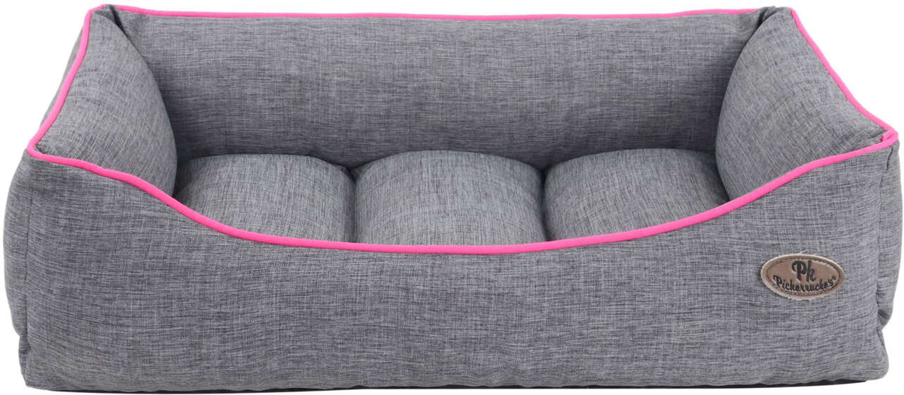 Cama Pickorruchos Sofist Cinza e Rosa - Tam. GG