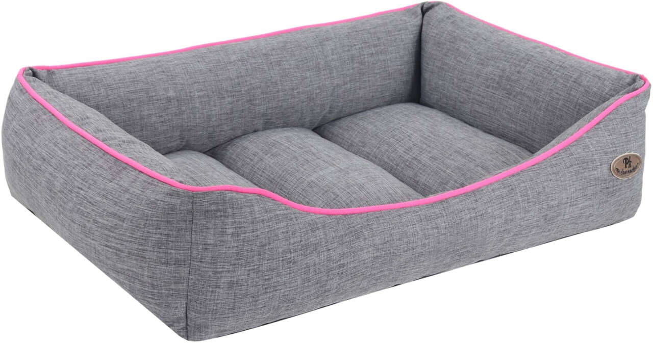 Cama Pickorruchos Sofist Cinza e Rosa - Tam. GG