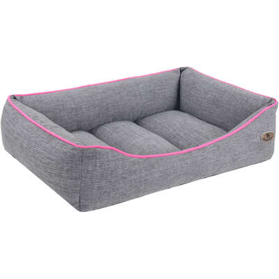 Cama Pickorruchos Sofist Cinza e Rosa”