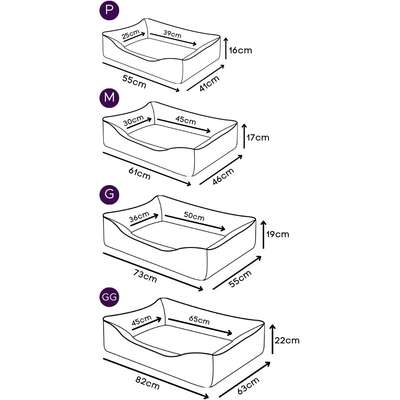 Cama Pickorruchos Sofist Cinza e Azul