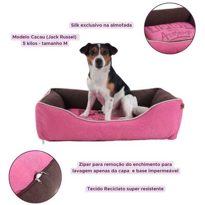Cama Pickorruchos Retrô Reciclato Rosa”