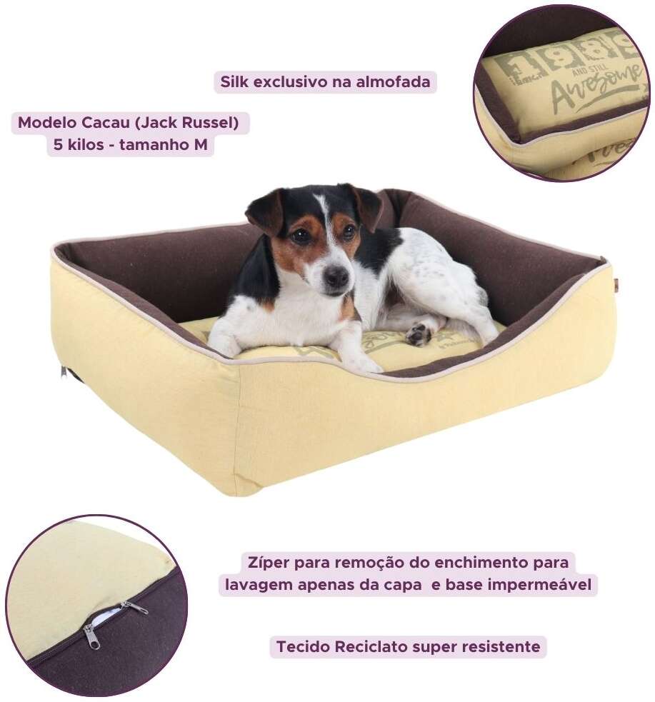 Cama Pickorruchos Retrô Reciclato Dijon - Tam. GG