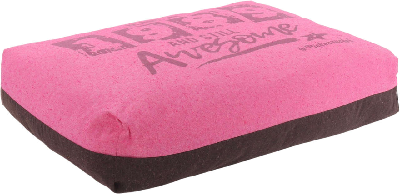 Almofada Puff Pickorruchos Retrô Reciclato Rosa - Tam. G
