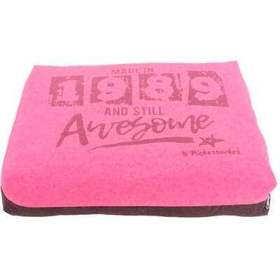 Almofada Puff Pickorruchos Retrô Reciclato Rosa