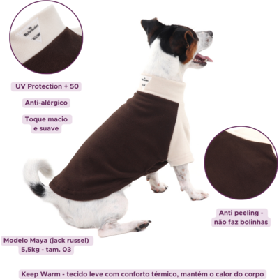 Blusa Soft Pickorruchos Duo Choco”