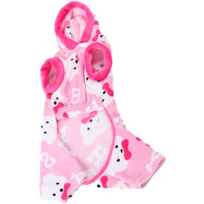 Macacão Pijama Fleece Pickorruchos Rosa