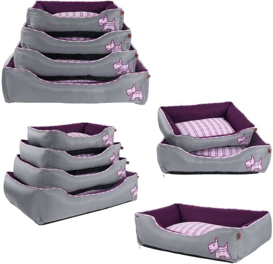 Cama Pickorruchos Puppy Violeta - Tam. GG