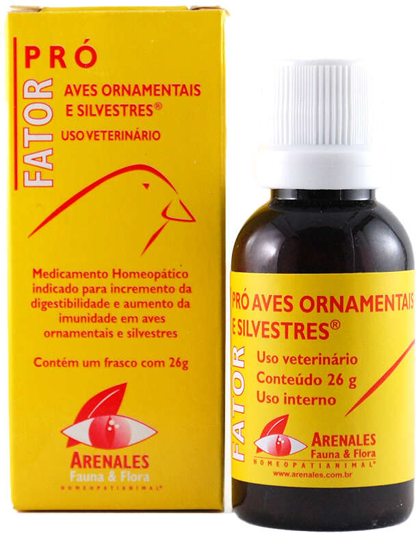 Sistema de Terapia Arenales Fator Pro Aves Ornamentais e Silvestres - 26 g
