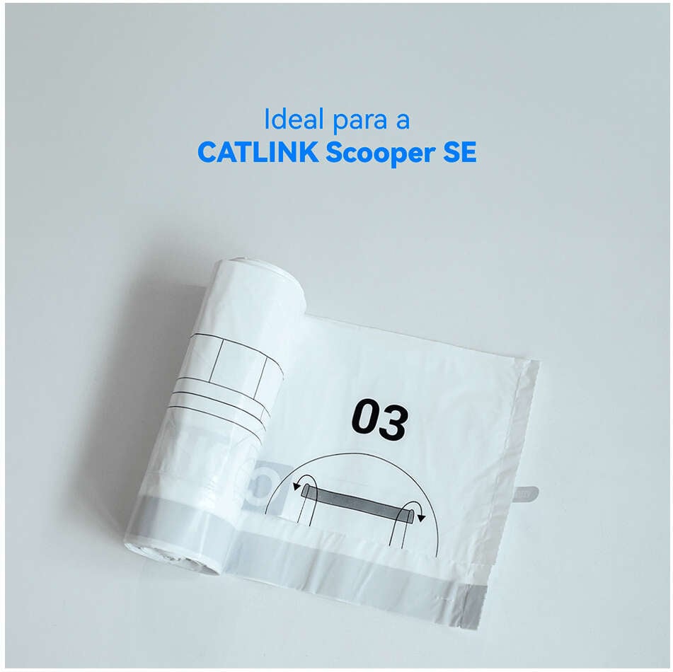 Saco de Lixo para caixa de areia Catlink Scooper SE - 2 Unidades