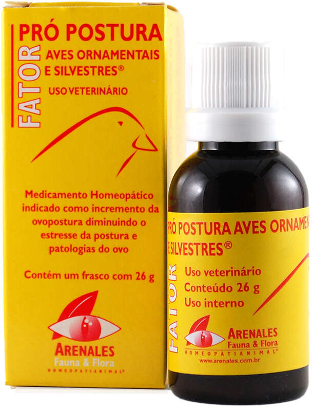 Sistema de Terapia Arenales Fator Pro Postura Aves Ornamentais e Silvestres - 26 g