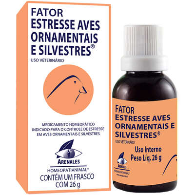 “Sistema de Terapia Arenales Fator Estresse Aves Ornamentais e Silvestres - 26 g