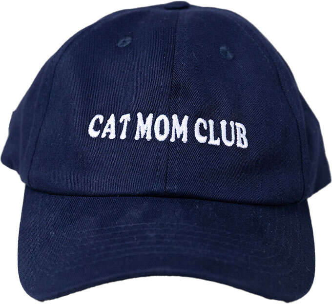 Boné Cat Mom Club Marinho - Tam. Único