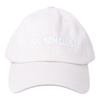 “Boné Dog Mom Club Bege”