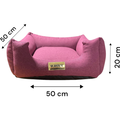 Cama Luppet Quadrada Ameixa Estocolmo