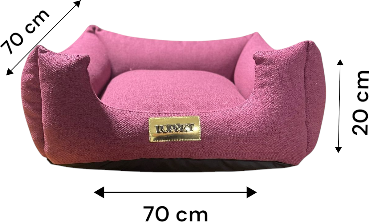 Cama Luppet Quadrada Ameixa Estocolmo - Tam. GG