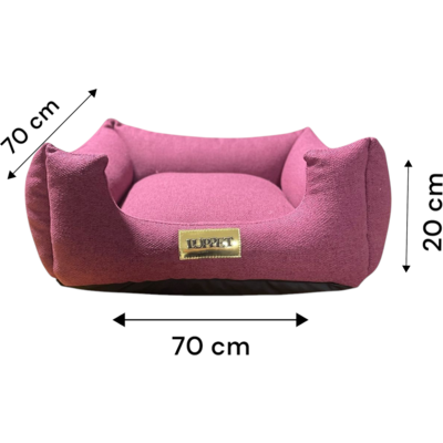 Cama Luppet Quadrada Ameixa Estocolmo
